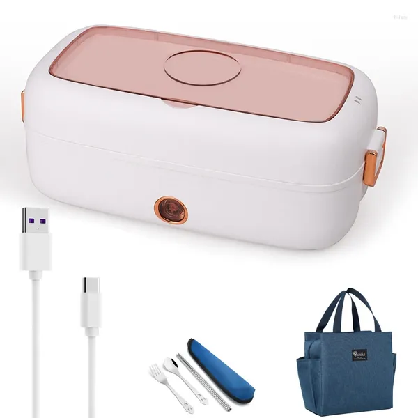 USB USB USB EU Cape de almuerzo eléctrico Lundeo de calentador Portable Picnic Oficina de picnic 220V Contenedor de calefacción 5V 12V 24V CARRO DE CAR CARRO