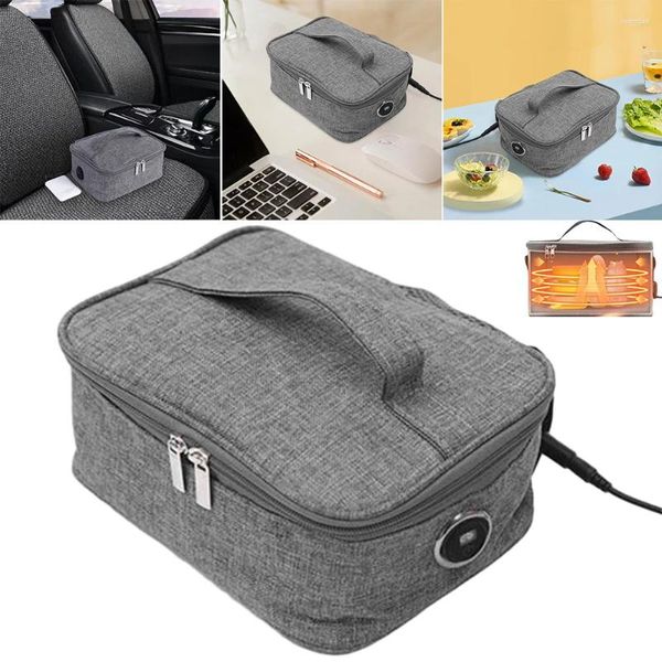 Dîle USB Sac à lunch à isolation rechargeable Réutilisable 3 niveaux de chaleur pour femmes hommes jeunes enfants garçons filles adultes adultes