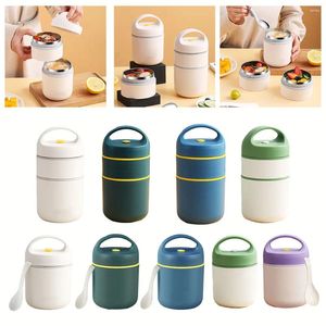 Serviesgoed vacuüm thermische lunchbox geïsoleerde warmere soep cup container bento emmer draagbare langdurige bruikbaarheid