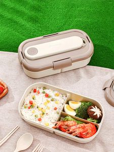 Dîner Worthbuy Portable Plastics Bento Box For Adults Kids Storage Container Outdoor Home Microwavable déjeuner