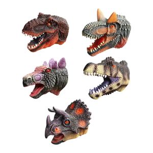 Dino Hand Puppet Soft Role Play Touet Early Development Activity Animal Animal Hand Puppet Toy For Boys Kids Girls Birdday Gifts 240424