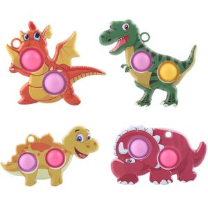 Dinosaure Animal porte-clés libération Stress fossette jouet anti-pression conseil éducatif enfants jouets