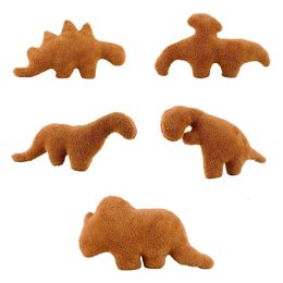 Dinosaur Chicken Nuggets Plux Poux Pouchons en peluche en peluche Soft Tyrannosaurus REX TRICERATOPS CHAMBRE DÉCOR DÉCORS 240509