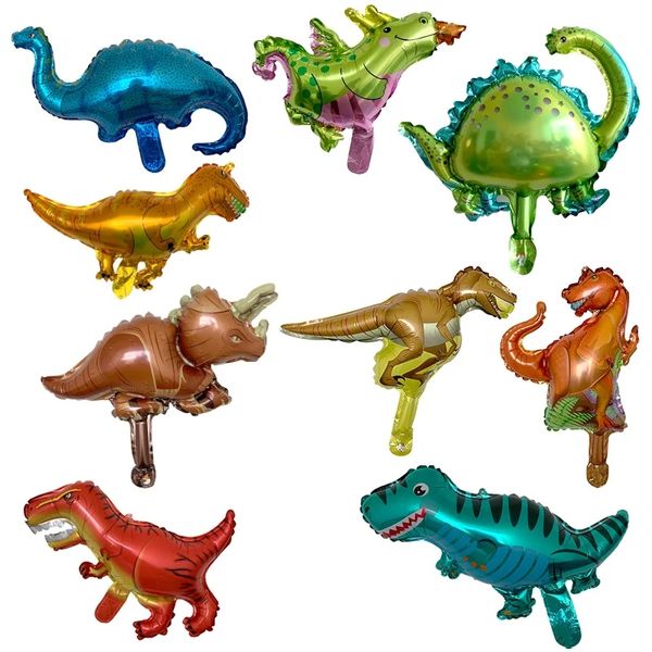 Dinosaur Foil Balloon Sets Giant Foil Dinosaur Balloon Birthday Party fournit la jungle Style Balon pour la fête