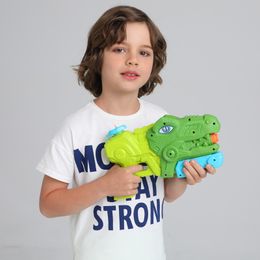 Dinosauro Pistola Ad Acqua Cartone Animato Per Bambini All'aperto Spiaggia Piscina Acqua Lotta Pistole Blaster Ad Acqua Di Grande Capacità Tyrannosaurus Rex