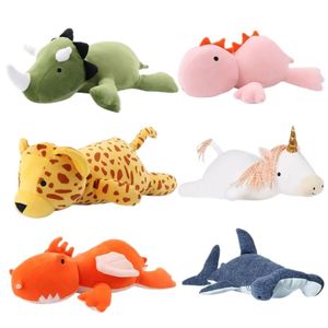 Dinosaurio peluche juguete kawaii muñecas de peluche con almohada de peluche suave para bebés