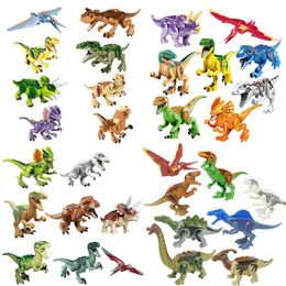 Dinosaurussen van Blok Puzzel Bakstenen Dinosaurussen Cijfers Bouwstenen Baby Onderwijs Speelgoed voor Kinderen Gift Kids Toy1994