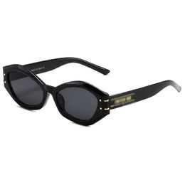 Dio Original Vintage Cat Eye Sunglasses For Women Luxury Brand Lunets Sun Men Small Fashion Geule de soleil
