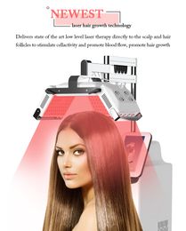 Diode repousse des cheveux perte traitement croissance poilue laser machine avec 260 pièces diode lampes professionnel anti-perte traitement équipement de soins coût