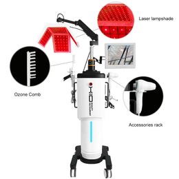 Diode laser schoonheidsmachines germinaal instrument haarverlies behandeling 660 nm home elektrolyse haar hergroei anti-hair verwijdering led groeikoestand