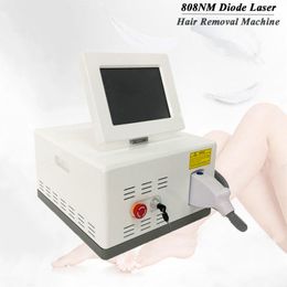 Épilateur laser à diode Corps indésirable 808 Épilation de cheveux Dépilation permanente 600W Équipement de salon portable