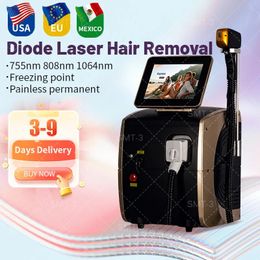 Diode Laser Ontharing Machine Ijs Big Power Cool 755 808 1064 Diode Laser Permanente Pijnloos Vrouwen Onderarm haar Remova