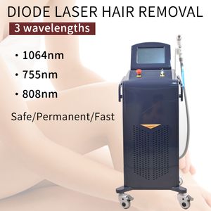 Machine de beauté de rajeunissement de peau d'épilation de laser de Diode 755nm 808nm 1064nm équipement permanent d'enlèvement