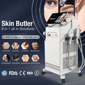 Diode Laser Machine d'épilation permanente IPL ELLIGHT PEAU REJUNATION ND YAG LASER FACE CESTRAT