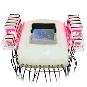 Diode laser afslankapparatuur vaste vetverbranding remover body vormgevende Zerona laser verliesgewicht machine 14 stks peddels