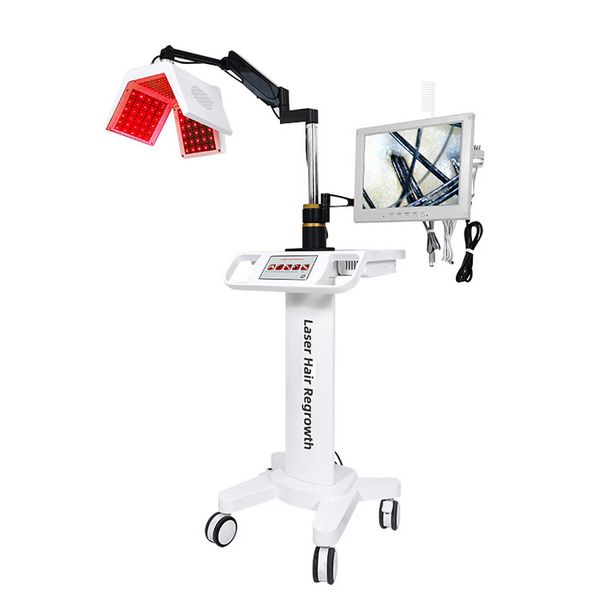 Machine de traitement de cuir chevelu de station thermale de laser de diode avec la recroissance professionnelle de cheveux de caméra d'analyse de cheveux