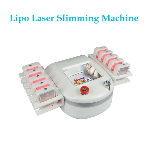 Diodo Lipo Láser LipoLaser Equipo delgado Llipolaser Máquina de reducción de grasa Modelado del cuerpo Máquina de pérdida de peso con láser Zerona (paletas de 10 piezas)