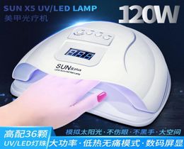 Diozo Sunx5 Plus lampe à ongles 80W GEL UV Sécheur à ongles Sécheur de manucure Pédicure Machine Ly1912284127246