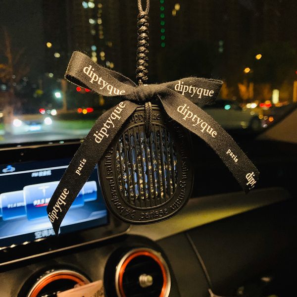 Dipty Ambientador para Coche Aromaterapia BAIES FIGUIER ROSES TUBEREUSE MIMOSA SANTAL AMBER Decoraciones Perfume Rosa Sabor Natural Accesorios Interiores de Auto rieses