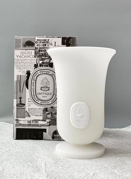 Diptyque Fleurs de cire parfumées Bougie parfumée en plâtre Bougies de soja Bougie d'aromathérapie Bougie parfumée de laurier de mûre Bougies de mariage Saint-Valentin