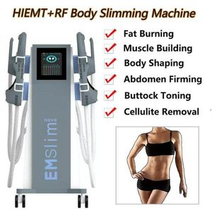 Résultat direct 4 poignées minceur RF avec siège Emslim machine de construction musculaire stimulateur musculaire électromagnétique brûler les graisses élimination du corps sculpter la forme perte de poids