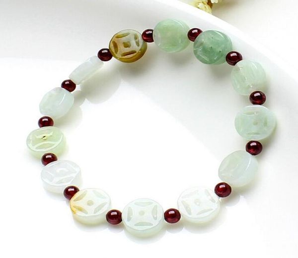 Direct S de Natural Myanmar Jade A marchandises Bracelet Merde Bracelet Hommes et femmes bracelets Envoyer un certificat7118412