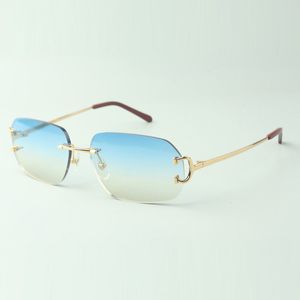 Directe verkoop designer zonnebril 3524024, klauwdraden brilveren, maat: 18-140 mm