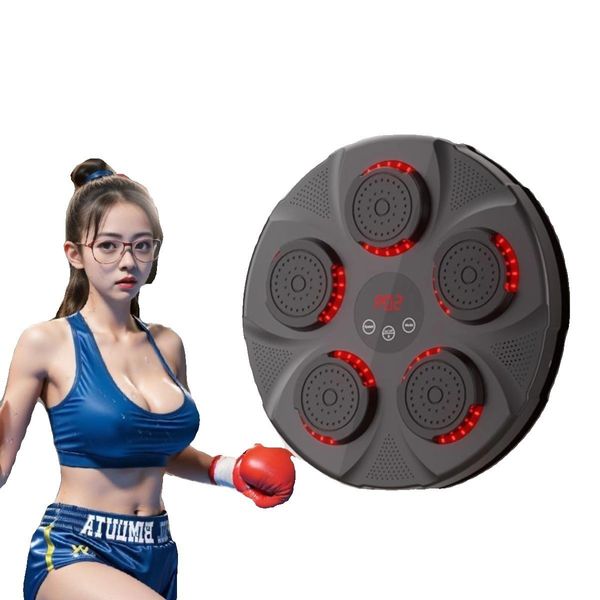 Venta directa de boxeo Bluetooth, objetivo de pared, Fitness en casa, música, entrenador de boxeo, máquina de boxeo para niños