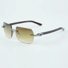 Vente directe de luxe Aztec Diamond 8100906 avec des lunettes de soleil personnalisées Aztec, taille: 56-18-135 mm