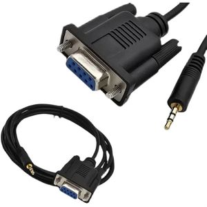 Câble série RS232 en cuivre pur, câble audio DB9 femelle vers stéréo DC2.5mm, câble de connexion pour talkie-walkie, vente directe