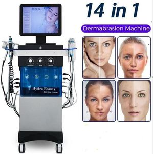 Direct effectief op Hydra gezicht Diamant Dermabrasie diepe schone aqua peel anti-verouderde zuurstofstraal water peeling bio Currene huid Verjonging huidverzorgingsmachine met FDA