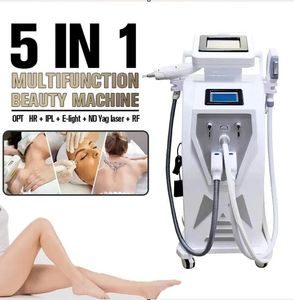 Résultat direct 5 EN 1 IPL laser indolore elight épilation OPT E rajeunissement de la peau légère IPL RF Nd Yag laser épilation pigment élimination des rides machine de beauté