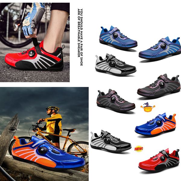 Dirt Bike Road Sports Men Zapatos Flat Speed Cycling Sneakers Flats Montain Bicycle Calzado SPD CLEAQ 74 S