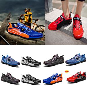 Dirt Bike Road Sports Chaussures hommes Spelt Speed Cycling Sneakers Flats Mountain Bicycle Footwear SPD CLEATS SHOXCX 58 S