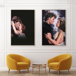 Dirty Dancing Movie tv -programma Anime Decoratief schilderij Canvas poster Wall Art Living Room Posters Slaapkamer schilderen