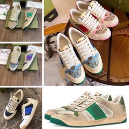 vuile oude sneakers herenschoenen luxe sneakers heren sneakers out of office sneaker zwarte retro print lederen borduurwerk designer schoenen trainers sneaker topsneaker88