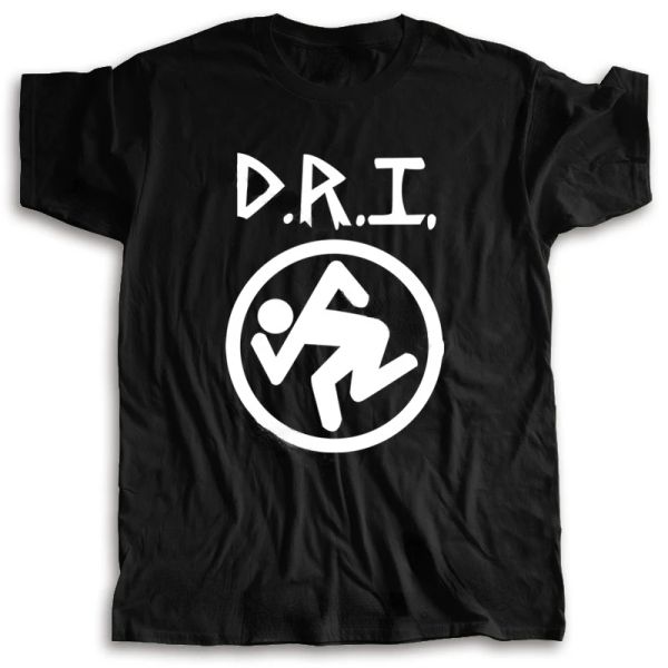 Imbeciles de pourries sales D.R.I Thrash Metal Men de manches courtes T-shirt T-shirts Summer T-shirts Unisexe T-shirts graphiques respirants