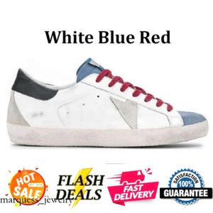 Chaussures sales 2024 Chaussures de créateurs Golden Femmes Super Star Brand Men Nouvelle version Italie Sneakers Sequin Classic White Do Old Dirty Casual Shoe Lace Up Woman Man 673