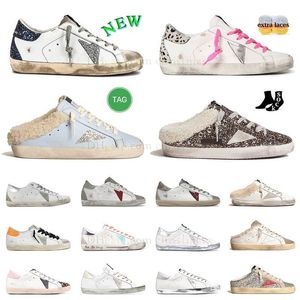 Sucia estrella zapatilla de deporte zapatos casuales para hombre para mujer alto top dorado mid-star dupe mocasines rosa azul real hola piel de estrella zapatilla super estrellas gamuza chanclas peludas planas para mujer para hombre