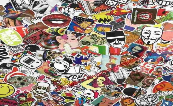 Style sale Bad blague Sticker Girl Sticker Bomb Imperproof Graffiti Graffiti Doodle Skateboard Decal Car Sticker8807907