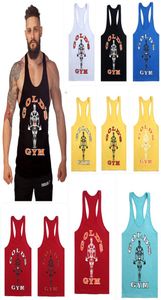 DIRUIJIE 1400 # 12Colour M-xxl Cotton Men T-shirts Golds Gym Muscle Joe Stringer Top Top Mens Vest Body Body Body Fit Singlet2440074