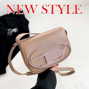 DIS Italia Bolso de diseñador Bolso de hombro Bolso de mano Manija Solapa de embrague de moda Bolso Jingle Bolso de lujo con solapa para mujer Nappa MINI Bolso con correa de vaquero único PU 20 CM Cartera para tarjeta