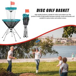 Disc Golf Basket Kids Disc Golf Set Disc Golf Starter Professional Disc Golf Stand Equipment Training Accessories With Heavy Dut