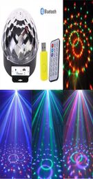 Disco draadloze Bluetooth MP3 DJ Podiumverlichting RGB Kristallen Magische Bal MP3 USB Licht DMX512 Digitale LED Feestverlichting met afstandsbediening2789650