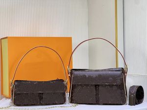 Version améliorée jaune décoloré sac à bandoulière sac à bandoulière sac à main sac à main sac à aisselle sac à la mode pour femme sac de créateur matériel en bronze chaîne gratuite 2023