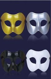 Discount 20pcs Men039s Masquerade Mask Fancy Dress Venetian Masks Masquerade Masks Plastic Half Face Mask Optional Multicolor 9491059