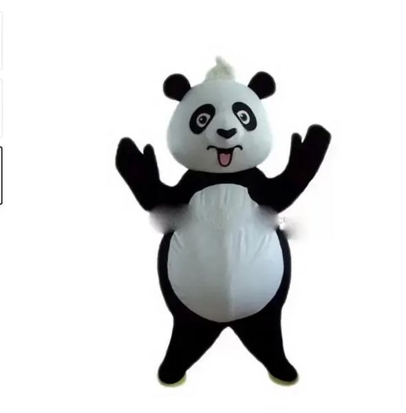 Remise Usine panda mascotte Costume déguisement anniversaire fête d'anniversaire Costume de noël carnaval unisexe adultes tenue