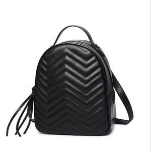Discount Fashion Top Backpack Classic G Female Backpack PU Leather Designer School Bag170D