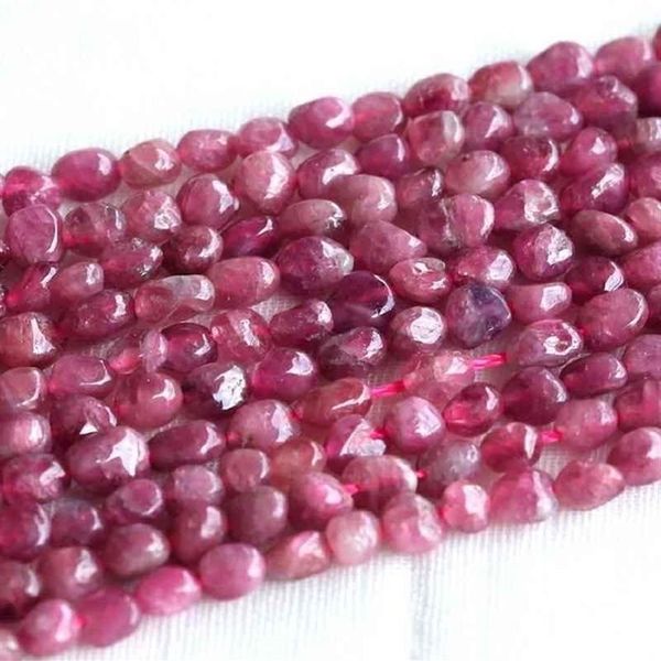 Remise Pépite de Tourmaline rose véritable naturelle de haute qualité perles en vrac forme 5-6mm idéal pour bijoux 03683244f