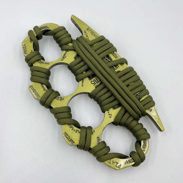 Remise Knuckle tendance facile à utiliser 100% EDC extérieur poing poinçonnage Dusters Knuckleduster boxe combat auto-défense 902857